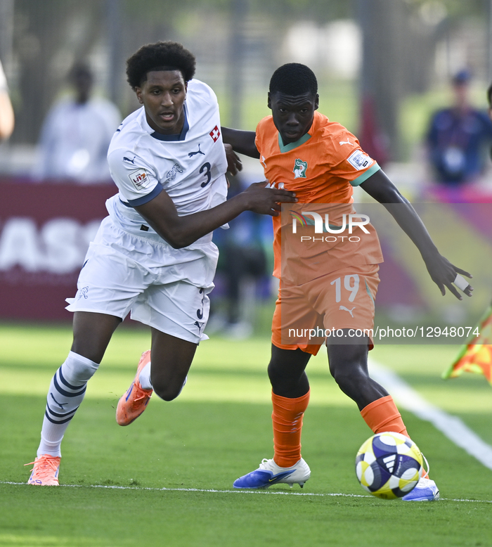 Cote D'Ivoire v Switzerland: Group F - FIFA U-17 World Cup Qatar 2025