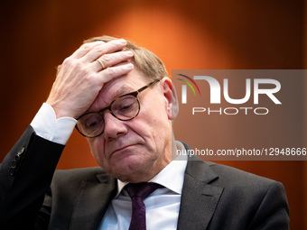 German Foreign Minister Johannes Wadephul attends a meeting with the German Foreign Press Association VAP in the library of the Foreign Mini... by Emmanuele Contini/NurPhoto