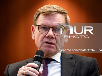 German Foreign Minister Johannes Wadephul attends a meeting with the German Foreign Press Association VAP in the library of the Foreign Mini... by Emmanuele Contini/NurPhoto