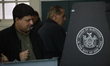 Voting citizens participate in the New York City mayoral election at Public School 99 in E...