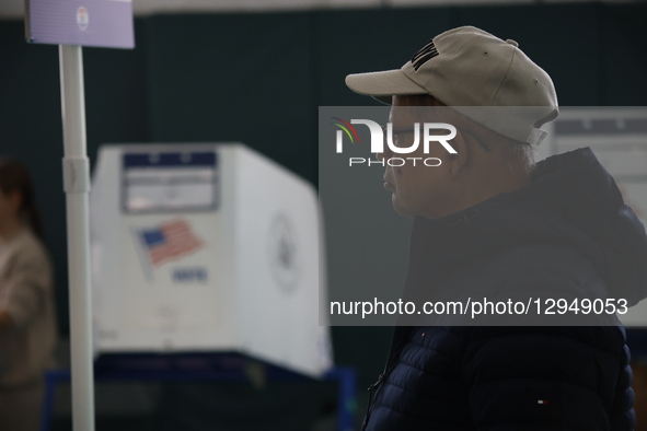 Voting citizens participate in the New York City mayoral election at Public School 99 in East Brooklyn, on November 4, 2025. From early on,... by Deccio Serrano/NurPhoto