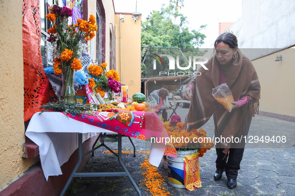 People join the global Palestine Cinema Days movement by creating a Day of the Dead altar to recognize medical personnel in Palestine and su... by Eyepix/NurPhoto