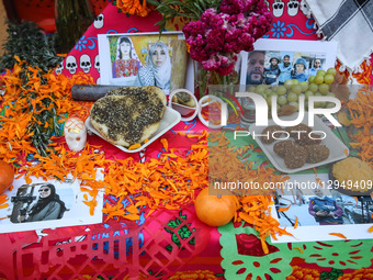 People join the global Palestine Cinema Days movement by creating a Day of the Dead altar to recognize medical personnel in Palestine and su... by Eyepix/NurPhoto