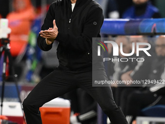 Dino Toppmoller, coach of Eintracht Frankfurt, participates in the UEFA Champions League phase day 4 football match between S.S.C. Napoli an... by Domenico Cippitelli/NurPhoto