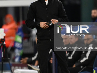 Dino Toppmoller, coach of Eintracht Frankfurt, participates in the UEFA Champions League phase day 4 football match between S.S.C. Napoli an... by Domenico Cippitelli/NurPhoto