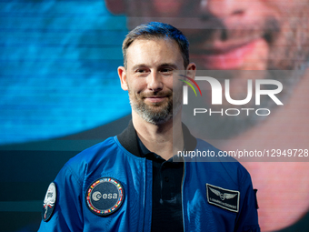 A meeting with Polish astronaut Slawosz Uznanski-Wisniewski takes place at the AGH University in Krakow, Poland, on November 4, 2025. IGNIS... by Marcin Golba/NurPhoto