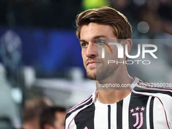 Daniele Rugani participates in the Champions League 2025-2026 match between Juventus and Sporting CP in Torino, Italy, on November 4, 2025.  by Loris Roselli/NurPhoto