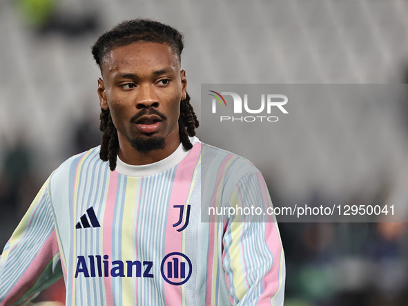 Khephren Thuram participates in the Champions League 2025-2026 match between Juventus and Sporting CP in Torino, Italy, on November 4, 2025.... by Loris Roselli/NurPhoto