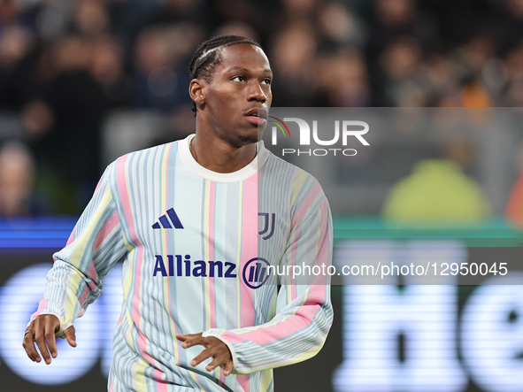 Lois Openda participates in the Champions League 2025-2026 match between Juventus and Sporting CP in Torino, Italy, on November 4, 2025.  by Loris Roselli/NurPhoto
