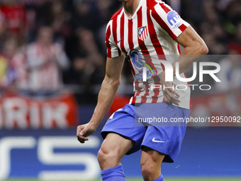Robin Le Normand of Atletico de Madrid is in action during the UEFA Champions League 2025/26 match between Atletico de Madrid and Union Sain... by Guillermo Martinez/NurPhoto