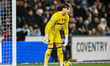 Goalkeeper Michael Cooper of Sheffield United looks on during the Sky Bet Championship mat...