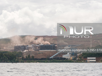 A nickel mining and ore processing company operates on Obi Island in South Halmahera Regency, North Maluku Province, Indonesia, on August 29... by Muhammad Fauzy/NurPhoto