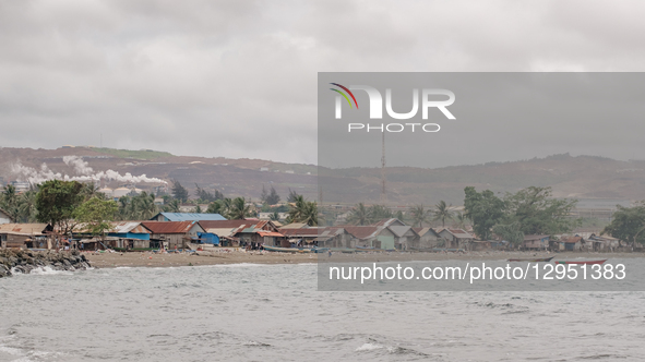 The last village is adjacent to a nickel mining company and processing smelter in Kawasi Village, Obi Island, South Halmahera Regency, North... by Muhammad Fauzy/NurPhoto