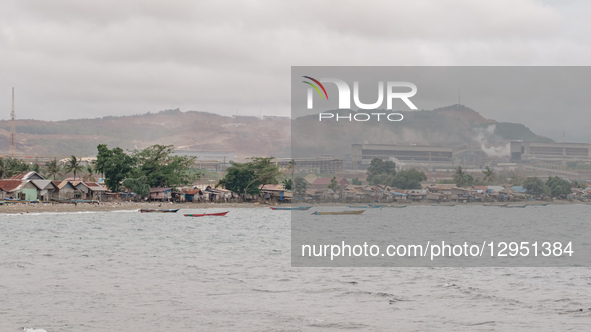 The last village is adjacent to a nickel mining company and processing smelter in Kawasi Village, Obi Island, South Halmahera Regency, North... by Muhammad Fauzy/NurPhoto