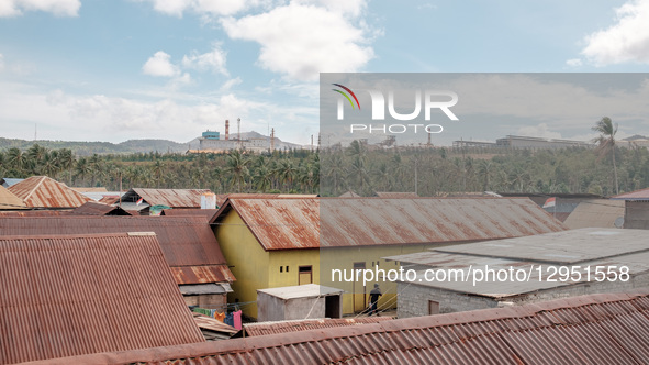 A nickel mining company and processing smelter are adjacent to the village of Kawasi on Obi Island, South Halmahera Regency, North Maluku Pr... by Muhammad Fauzy/NurPhoto