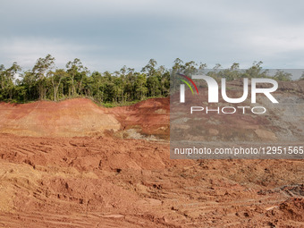 A new nickel ore mine opens near a mining company and processing smelter in Kawasi Village, Obi Island, South Halmahera Regency, North Maluk... by Muhammad Fauzy/NurPhoto
