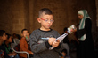 Palestinian children attend a class in the historic ''Al-Kamaliya al-Othmanya'' school in...