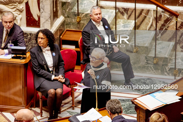 France's Decentralisation Minister Francoise Gatel participates in a session of questions to the government at the National Assembly, French... by Adnan Farzat/NurPhoto
