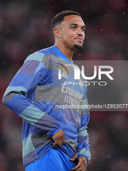 Trent Alexander-Arnold right-back of Real Madrid and England during the UEFA Champions League 2025/26 League Phase MD4 match between Liverpo... by Jose Breton/NurPhoto