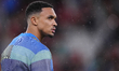 Trent Alexander-Arnold right-back of Real Madrid and England during the warm-up before the...