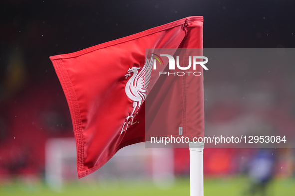 Detail inside of staidum during the UEFA Champions League 2025/26 League Phase MD4 match between Liverpool FC and Real Madrid C.F. at Anfiel... by Jose Breton/NurPhoto