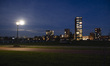 The largest full moon of 2025, a supermoon know as Beaver Moon rises overt he city of Eind...
