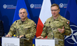 Chief of the General Staff of the Polish Armed Forces, General Wieslaw Kukula, and the Div...