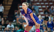 Aleksandra Szczyglowska plays during the volleyball match between KS DevelopRes Rzeszow an...