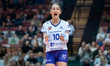 Katarzyna Wenerska plays during the volleyball match between KS DevelopRes Rzeszow and LKS...