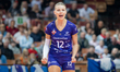 Aleksandra Szczyglowska plays during the volleyball match between KS DevelopRes Rzeszow an...