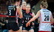 Angelika Gajer plays during the volleyball match between KS DevelopRes Rzeszow and LKS Com...