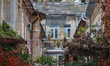 A narrow courtyard is in the Moldavanka neighborhood in Odesa, Ukraine, on November 4, 202...