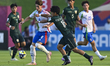 Thomas Campaniello of Italy and Bladimir Escalante of Bolivia play during the FIFA U-17 Wo...