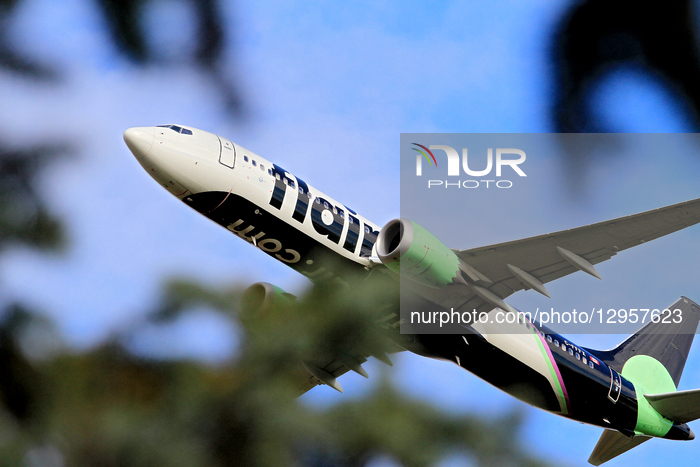 Airplanes Depart Toronto International Airport In Mississauga