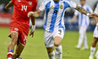 Thomas De Martis of Argentina and Mazen Slama Essefi of Tunisia play during the FIFA U-17...