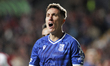 Joel Pereira of Lech Poznan reacts to a missed opportunity during the Conference League 20...
