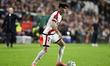 Fran Perez of Rayo Vallecano is in action during the Conference League 2025/26 match betwe...