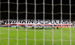 Rayo Vallecano fans show a banner during the Conference League 2025/26 match between Rayo...