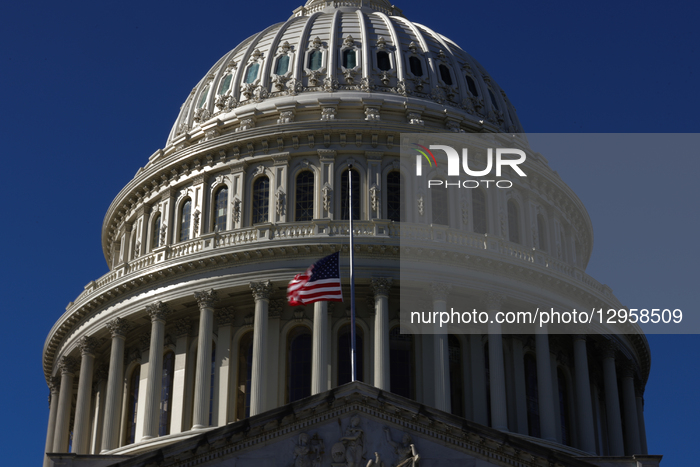 U.S. Capitol Building During Government Shutdown