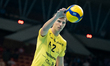 Hilir Henno plays during the volleyball match between Bogdanka LUK Lublin and JSW Jastrzeb...
