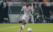 Ainsley Maitland-Niles of Olympique de Lyon passes the ball during the UEFA Europa League...