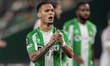 In Seville, Spain, on November 6, 2025, Antony Matheus dos Santos of Real Betis reacts to...