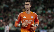 In Seville, Spain, on November 6, 2025, Dominik Greif of Olympique de Lyon is in action du...