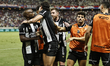 Player Pedro Raul celebrates his goal during the match between Ceara and Fortaleza for the...