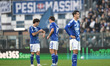 Maximo Perrone of Calcio Como plays during the Italian Serie A football match between Calc...