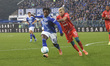 Jayden Addai and Mattia Felici play during the Serie A match between Como 1907 and Cagliar...