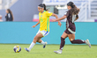 #20 Julia F. (Midfielder) of Brazil U-17 is in action during the FIFA U17 Women's World Cu...