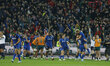 Italy celebrates after winning the match during the Quilter Nations Series match between I...