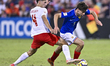 Remi Himbert of France and Dylan Andris Judelson of Canada are in action during the FIFA U...