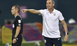 Head Coach of Panama, Leonardo Pipino, reacts during the FIFA U-17 World Cup Qatar 2025 Gr...